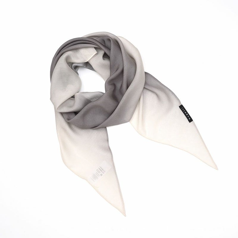 ブガッティの春夏スカーフ・ストール Diamand Shape Scarf（ダイアモンドシェイプスカーフ） 630104 ライトグレー
