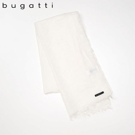 ブガッティの春夏スカーフ・ストール Scarf Solid（スカーフ ソリッド） 630323 ホワイト