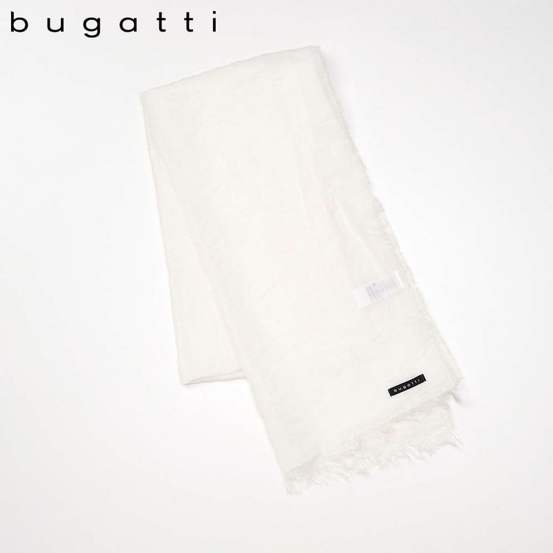ブガッティの春夏スカーフ・ストール Scarf Solid（スカーフ ソリッド） 630323 ホワイト