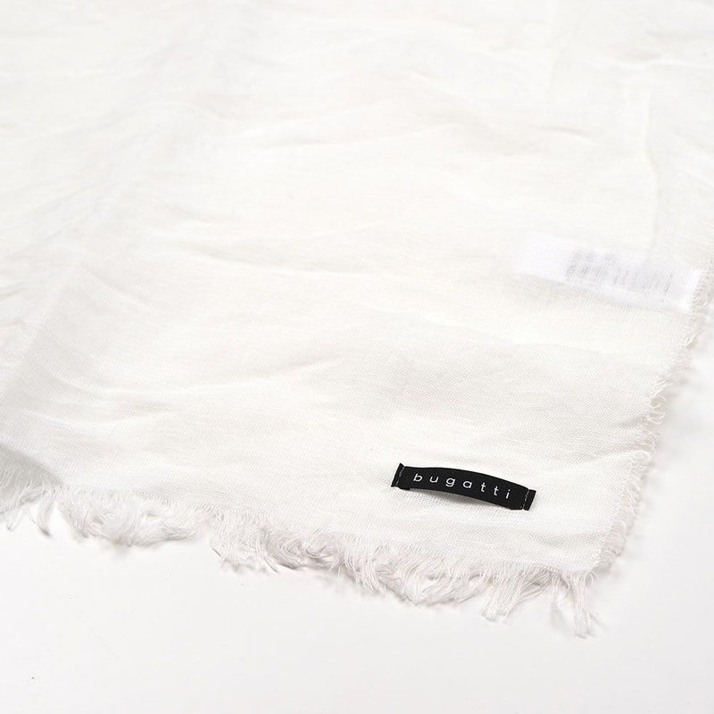 ブガッティの春夏スカーフ・ストール Scarf Solid（スカーフ ソリッド） 630323 ホワイト