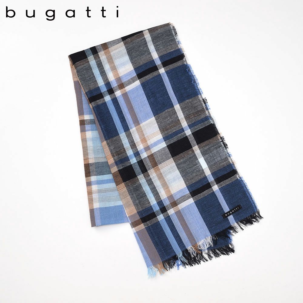 ブガッティ 春夏スカーフ・ストール Check Scarf（チェックスカーフ