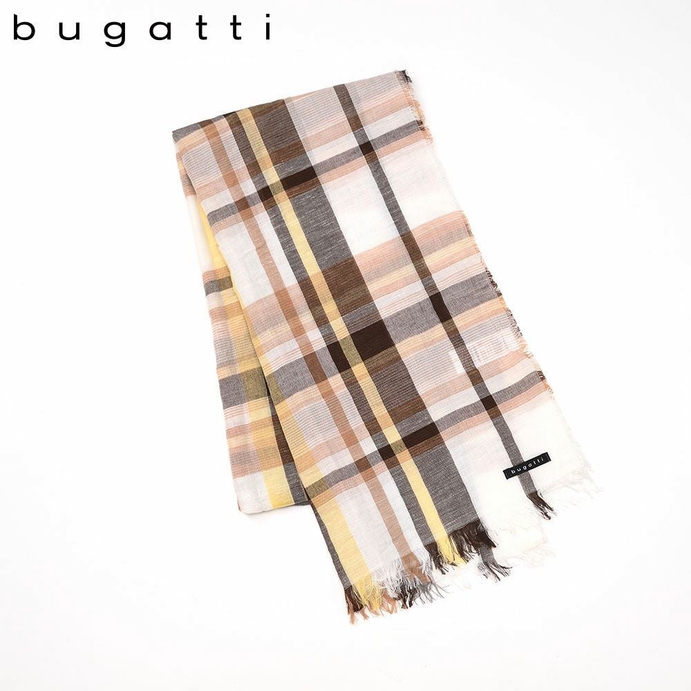 ブガッティ 春夏スカーフ・ストール Check Scarf（チェックスカーフ
