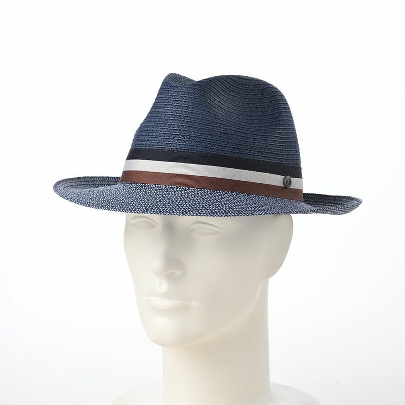 ブガッティのブレードハット Summer Fedora Color（サマー フェドラ カラー） 629014 ネイビー