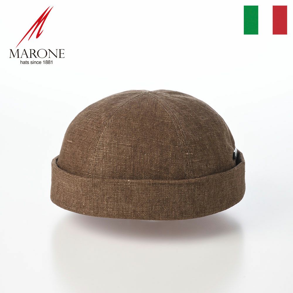 マローネ ロールキャップ Linen Roll Cap（リネン ロールキャップ