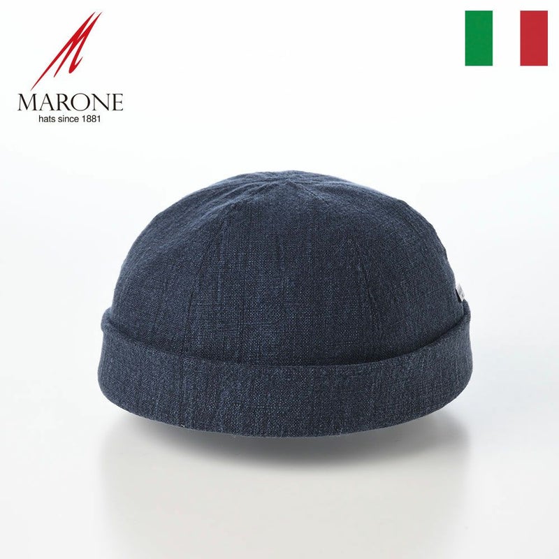 マローネのロールキャップ Linen Roll Cap（リネン ロールキャップ） CT82524 ジーンズ