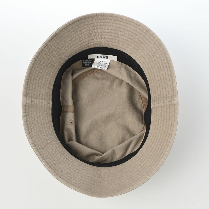 ダックスのソフトハット Safari Gristone-W Twill（サファリ グリストーン ツイル） D2008 ベージュ