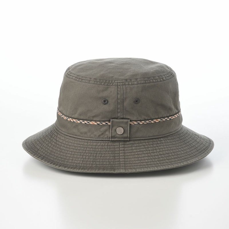 ダックスのソフトハット Safari Gristone-W Twill（サファリ グリストーン ツイル） D2008 カーキ