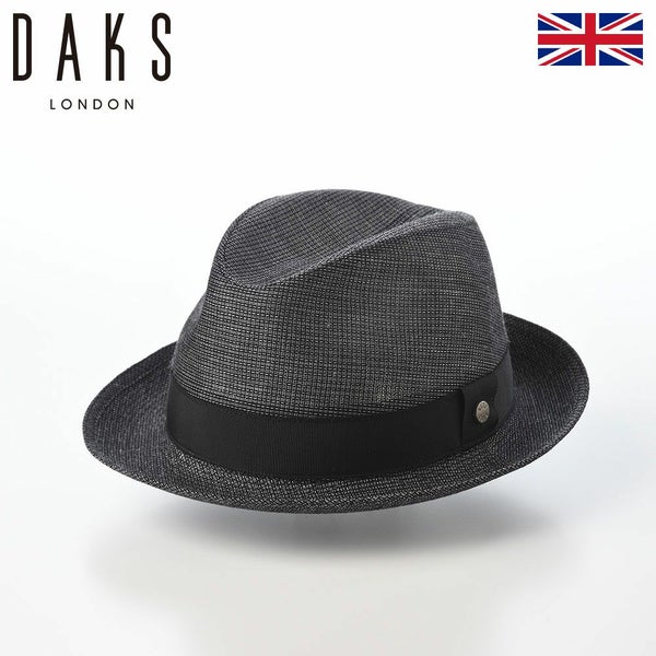 Hat Cotton Linen KARAMI（ハット コットンリネン カラミ） D2012 ブラック