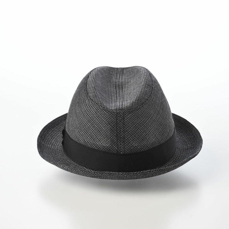 ダックスのソフトハット Hat Cotton Linen KARAMI（ハット コットンリネン カラミ） D2012 ブラック