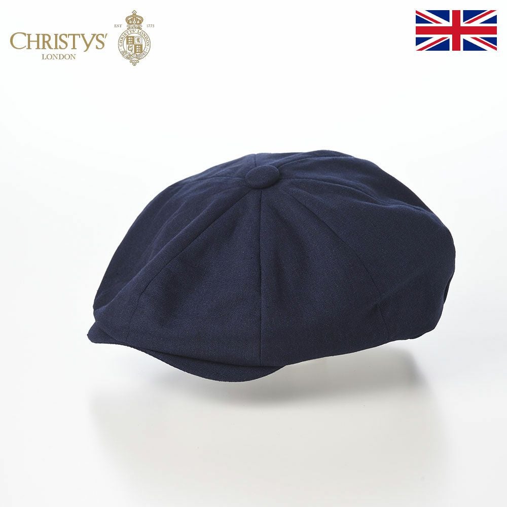 クリスティーズ ロンドン キャスケット Linen Blend Baker Boy（リネン