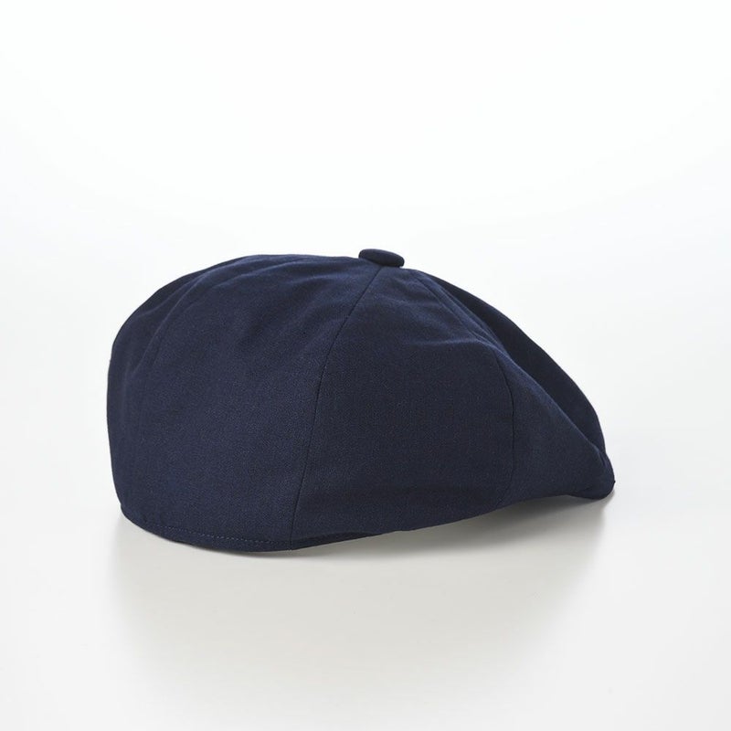 クリスティーズロンドンのキャスケット Linen Blend Baker Boy（リネンブレンド ベーカーボーイ） ネイビー