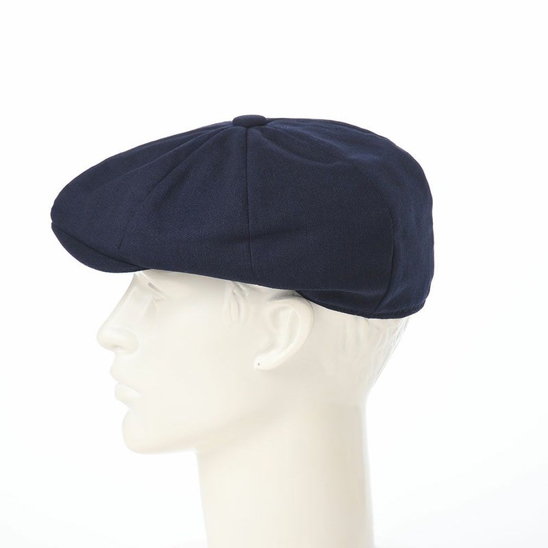 クリスティーズロンドンのキャスケット Linen Blend Baker Boy（リネンブレンド ベーカーボーイ） ネイビー