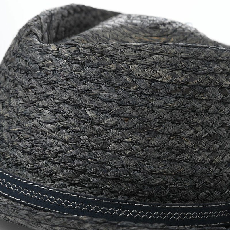 ゴットマンのラフィアハット Fluss Raffia（フルス ラフィア） G49412366 グレーネイビー