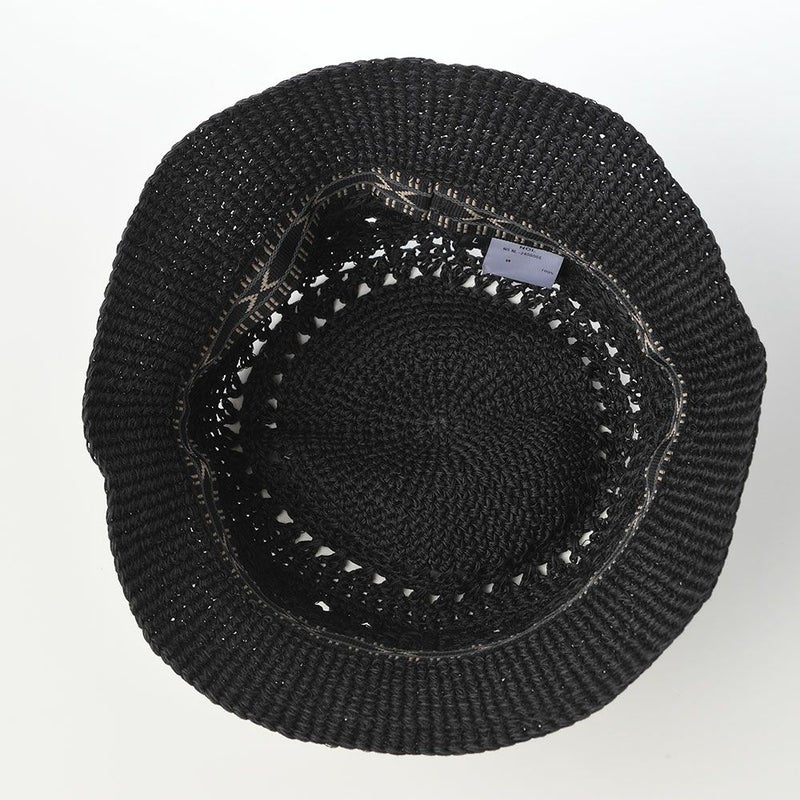 ノルのバケットハット Cotton gima bucket（コットンギマバケット） ブラック