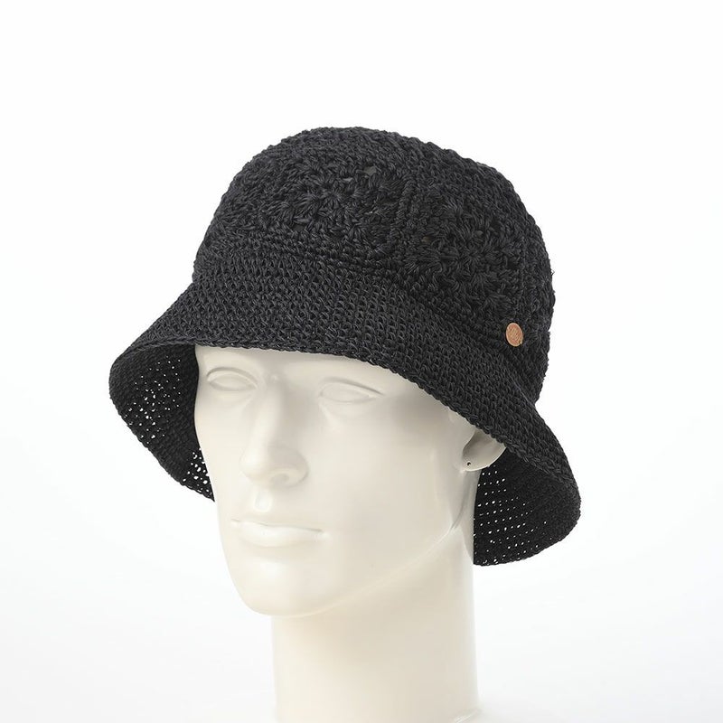 ノルのバケットハット Cotton gima bucket（コットンギマバケット） ブラック