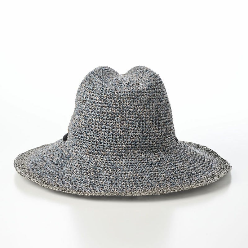 ノルのストローハット PPAM western linen（PPAM ウエスタンリネン） ブルー