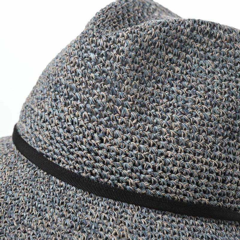 ノルのストローハット PPAM western linen（PPAM ウエスタンリネン） ブルー