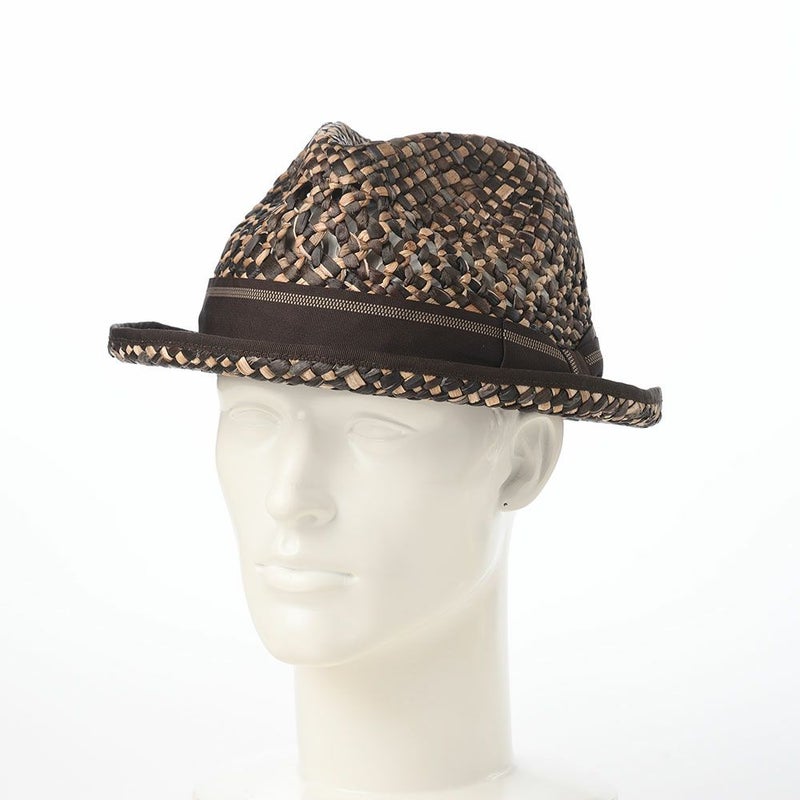 ノルのストローハット Eceng gondok fedora（エチェンゴンドック フェドラ） ブラウン