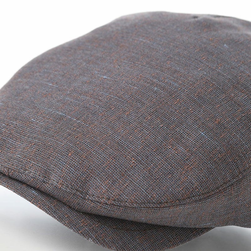 レッターのハンチング Twist Linen Hunting（ツイストリネンハンチング） ネイビーブラウン