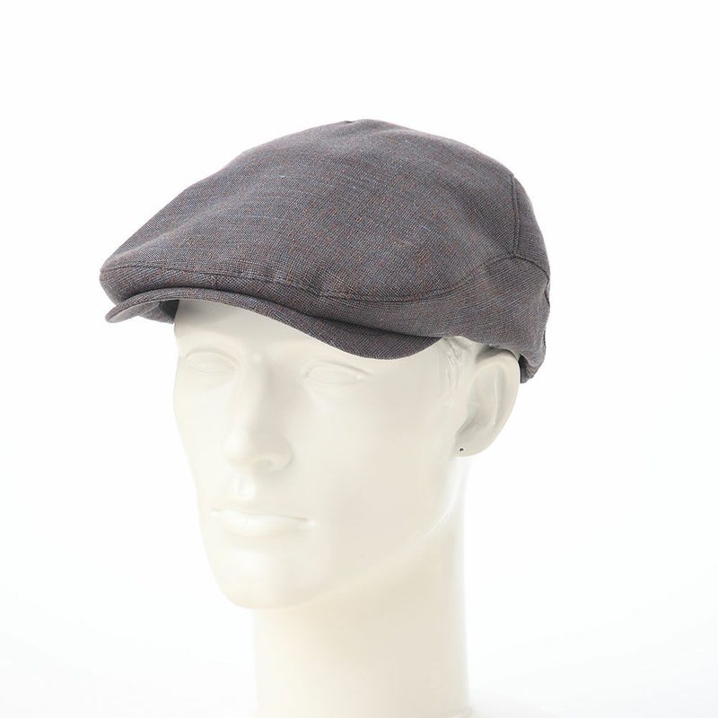 レッターのハンチング Twist Linen Hunting（ツイストリネンハンチング） ネイビーブラウン