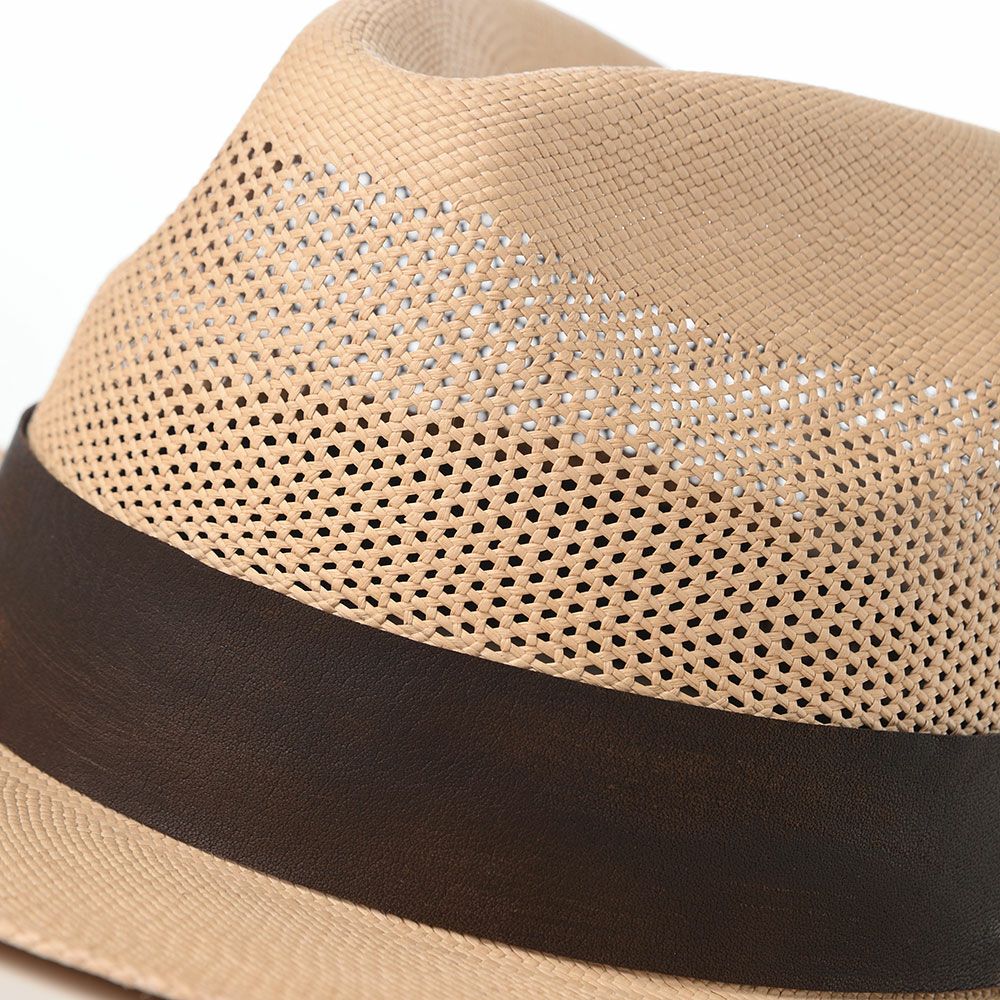 ステットソン パナマハット VENTILATION LEATHER PANAMA G8（ベンチ