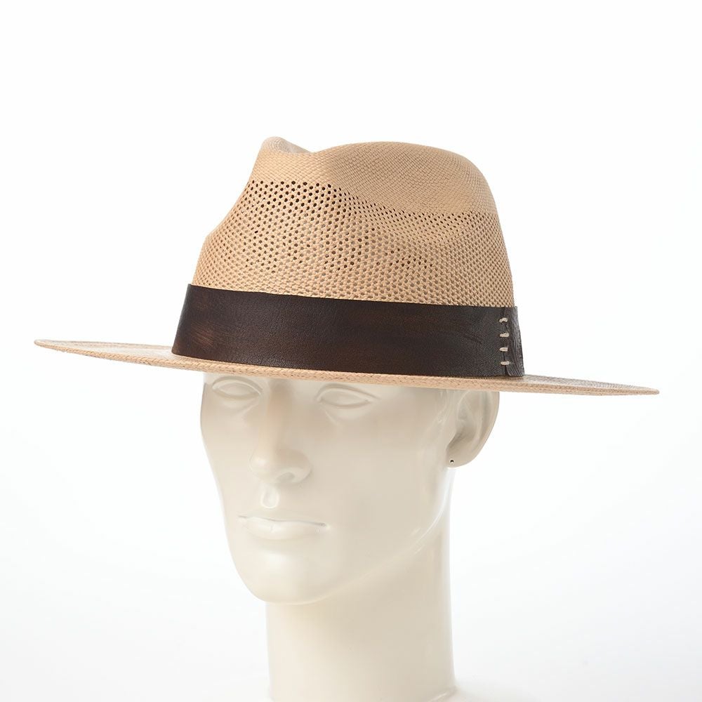 ステットソン パナマハット VENTILATION LEATHER PANAMA G8（ベンチ