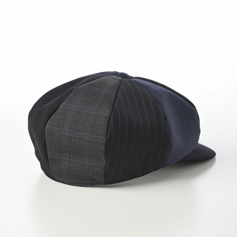 イケガミ帽子工房のキャスケット Tailor Eight（テーラーエイト） ネイビーミックス