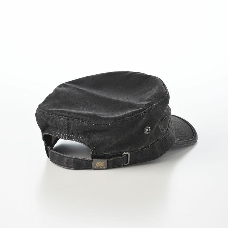 ステットソンのキャップ ARMY DE GAULLE CAP（アーミー ドゴールキャップ） ST284EU ブラック