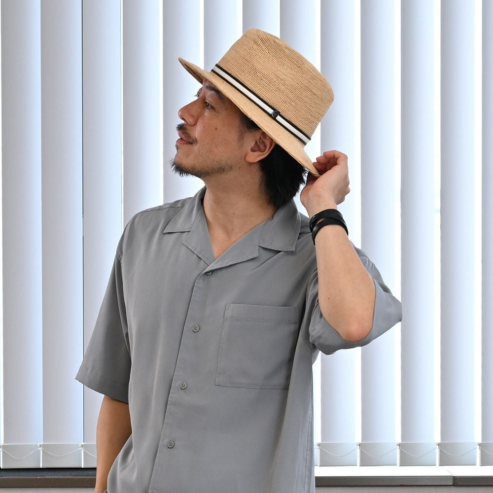 ボルサリーノ ラフィアハット Rafia crochet fine（ラフィアクロシェ