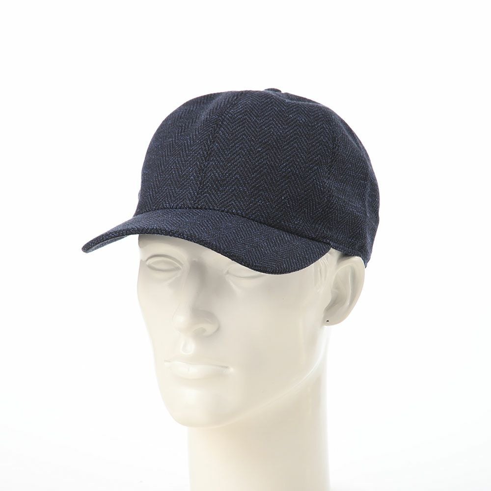 ボルサリーノ キャップ Baseball Cap Hiker Oxord Herringbone（ベイス