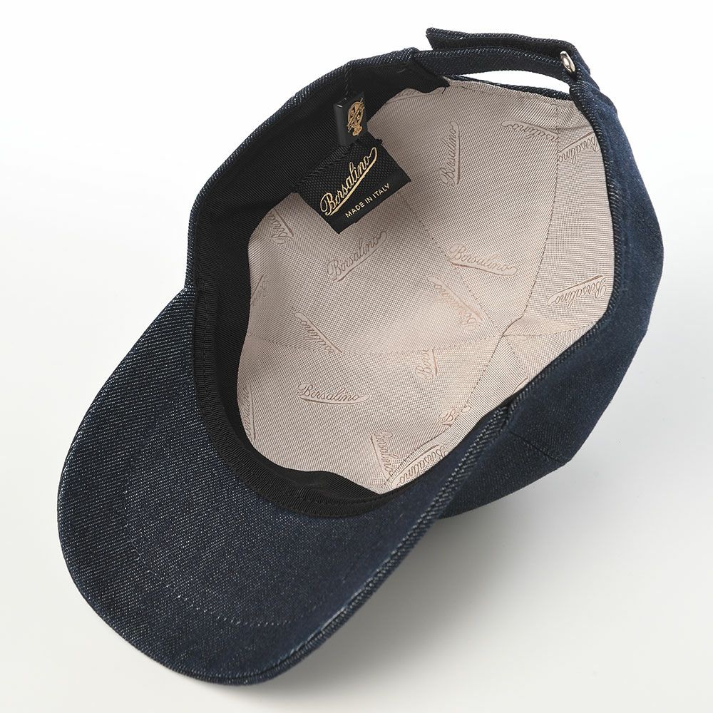 ボルサリーノ キャップ Baseball Cap Hiker Oxord Denim（ベイスボール