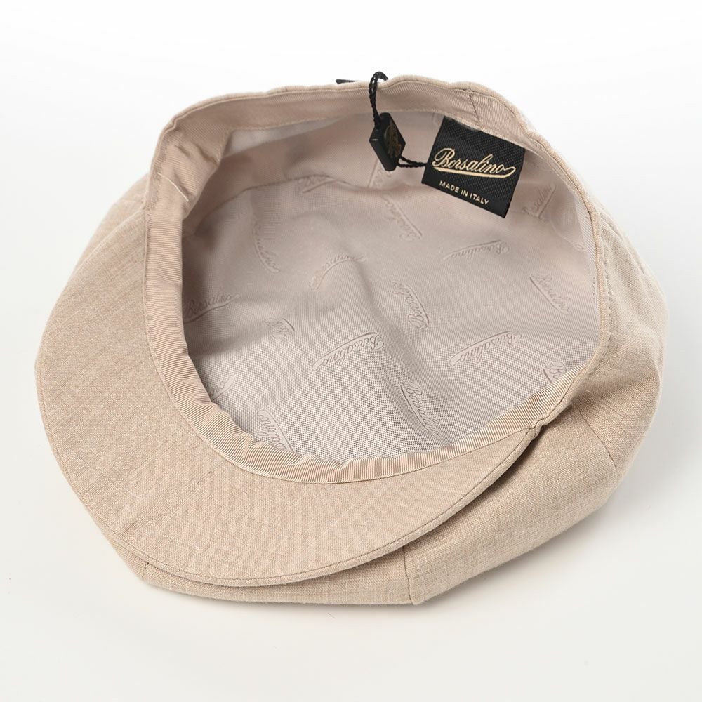 ボルサリーノ キャスケット 8panel Berretto Free Visor Linen（8
