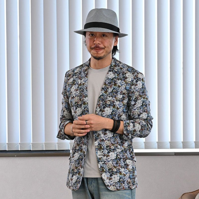 ゴールドファイルのブレードハット Washable Braid Hat（ウォッシャブル ブレードハット） サックス
