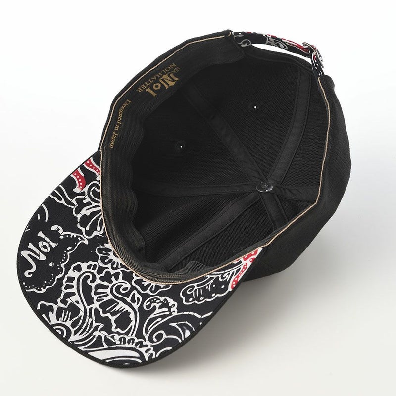 ノルのキャップ Batik Tasik Stitch（バティック タシック ステッチ） ブラック