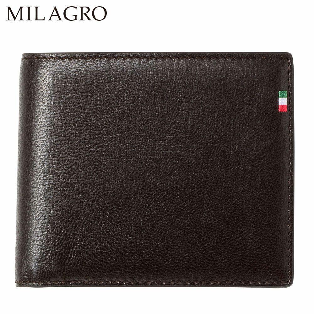 ミラグロ 二つ折り財布 Palmellato Goat Leather Wallet（パルメラート