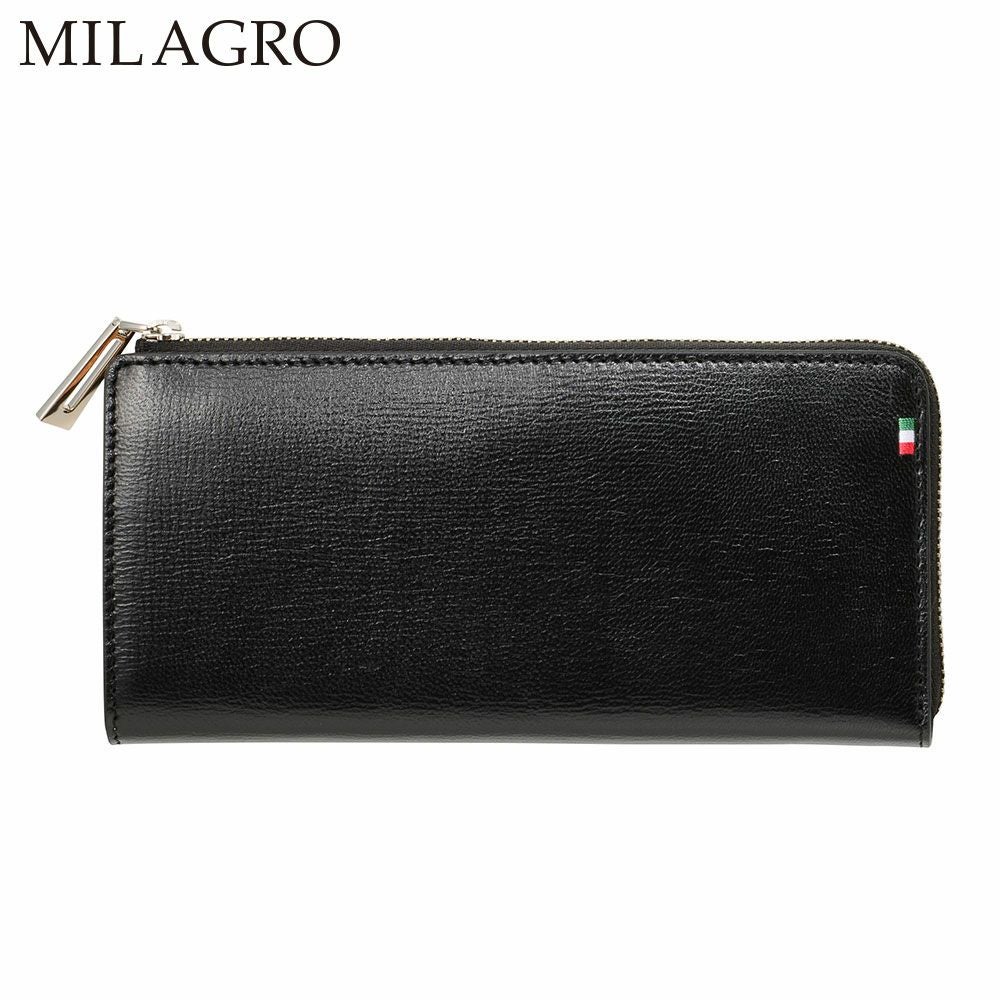未使用 GIRASOLE black  長財布 ◇GIRASOLE（ジラソーレ）チェーン付長財布