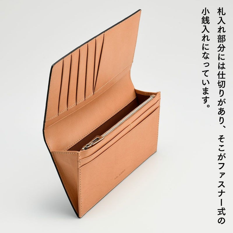 ミラグロの長財布 Palmellato Goat Leather Long Wallet（パルメラートゴートレザー ロング ウォレット） CA-PG-655 ブラック