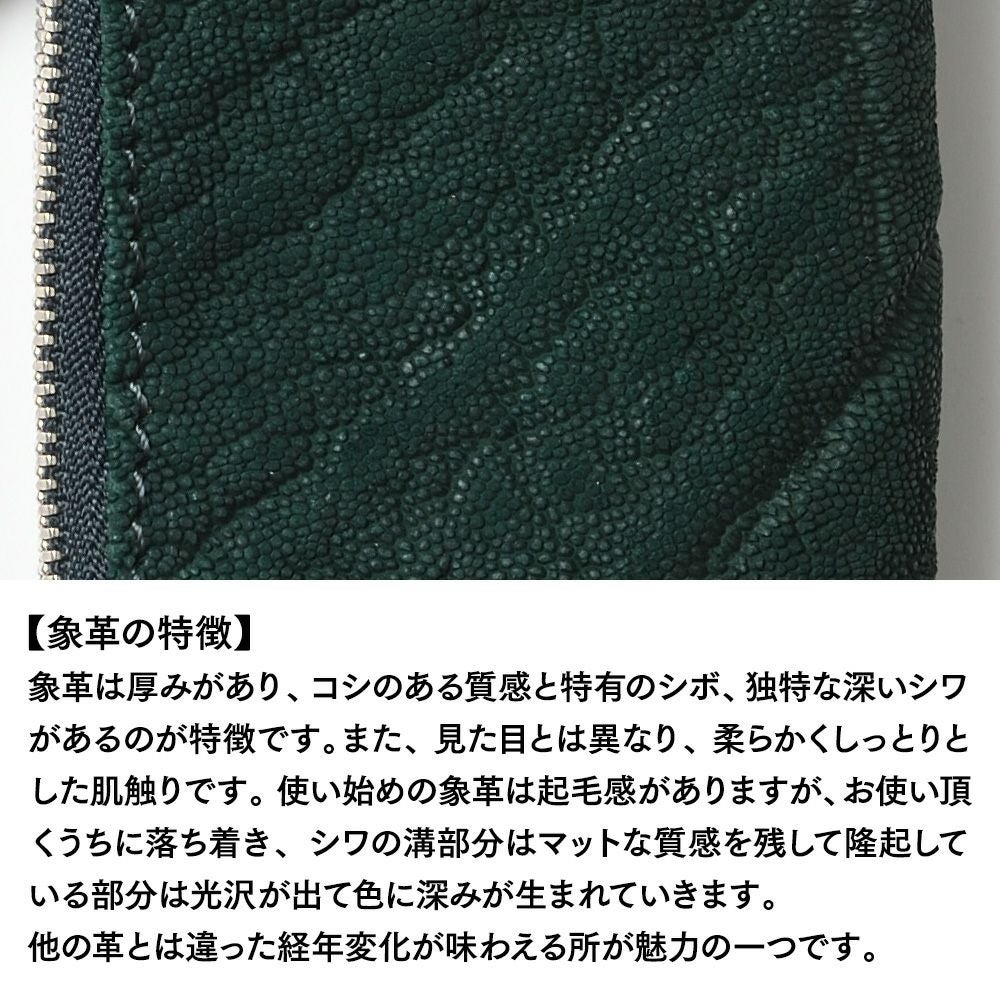 ズー キーケース ELEPHANT Wzipper Keycase（エレファント ダブル