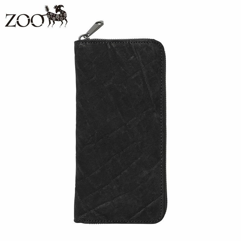 ズーの長財布 ELEPHANT Zip-around Long Wallet（エレファント ジップアラウンド ロングウォレット） ZLW-101 ブラック