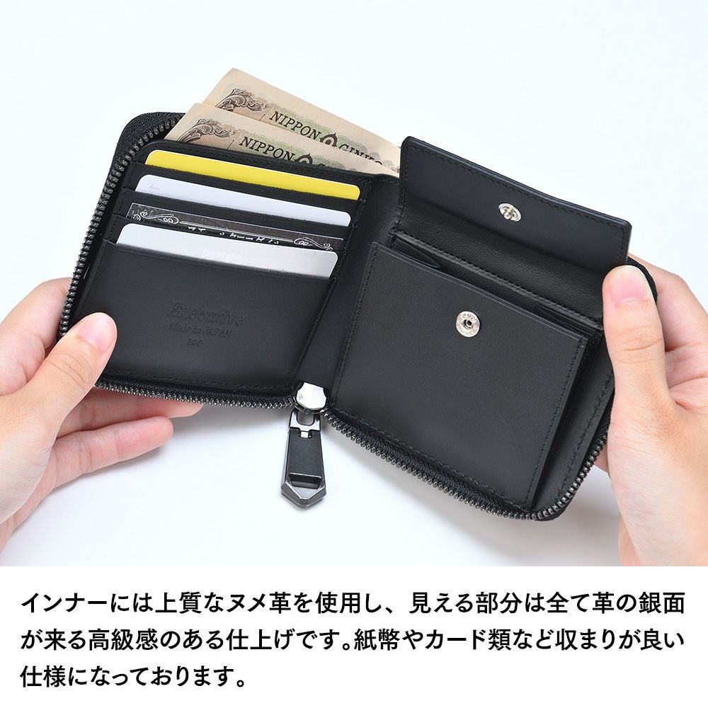 ズー 二つ折り財布 POROSUS Zip-around Wallet（ポロサス ジップ