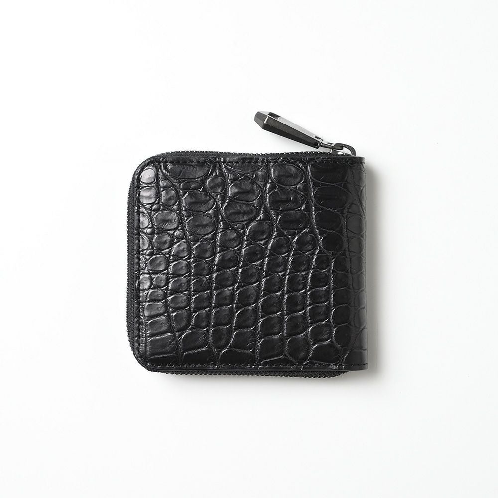 ズー 二つ折り財布 ALLIGATOR Zip-around Wallet（アリゲーター ジップ