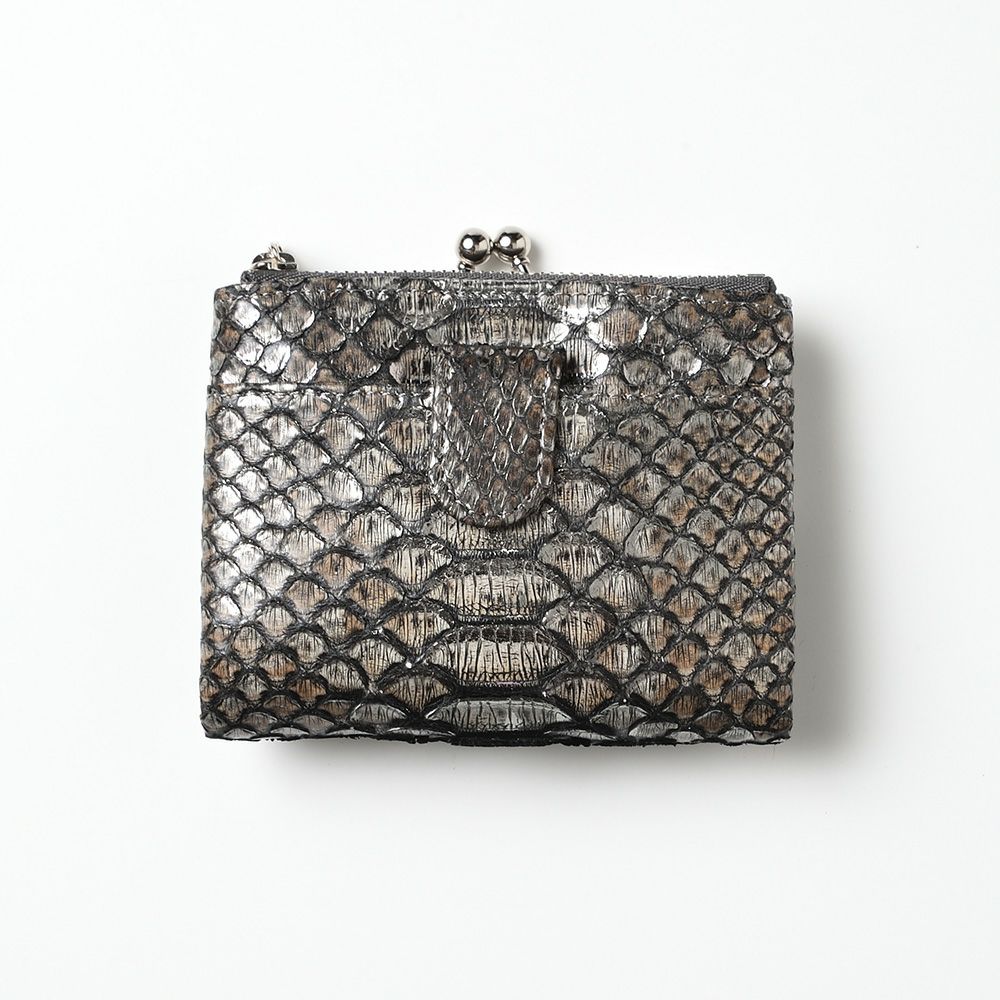 ズー 二つ折り財布 DIAMOND PYTHON Kiss-lock Wallet（ダイヤモンド