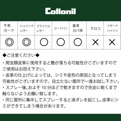 財布のレザーお手入れ用品 【Collonil（コロニル）】 1909シュプリームプロテクトスプレー