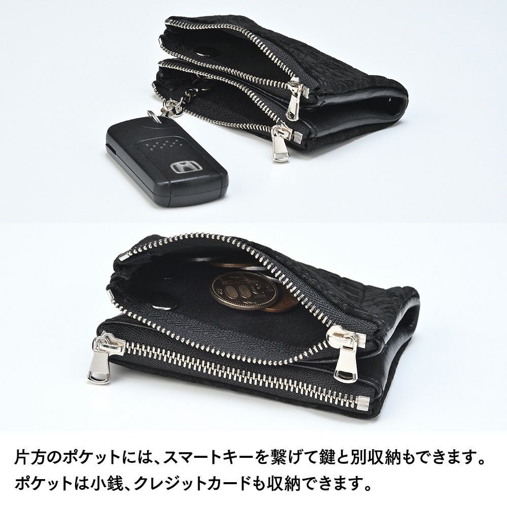 ズー キーケース HIPPO Wzipper Keycase（ヒッポー ダブルジッパー