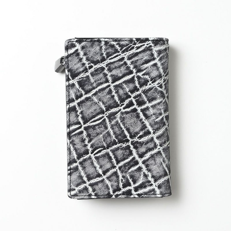 ズーの二つ折り財布 ELEPHANT Middle Wallet（エレファント ミドルウォレット） ZMW-029 ブラッククラッシュ