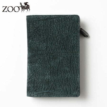 ズーの二つ折り財布 HIPPO Middle Wallet（ヒッポー ミドルウォレット） ZMW-033 グリーン