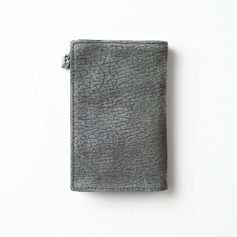 ズーの二つ折り財布 HIPPO Middle Wallet（ヒッポー ミドルウォレット） ZMW-033 グレー