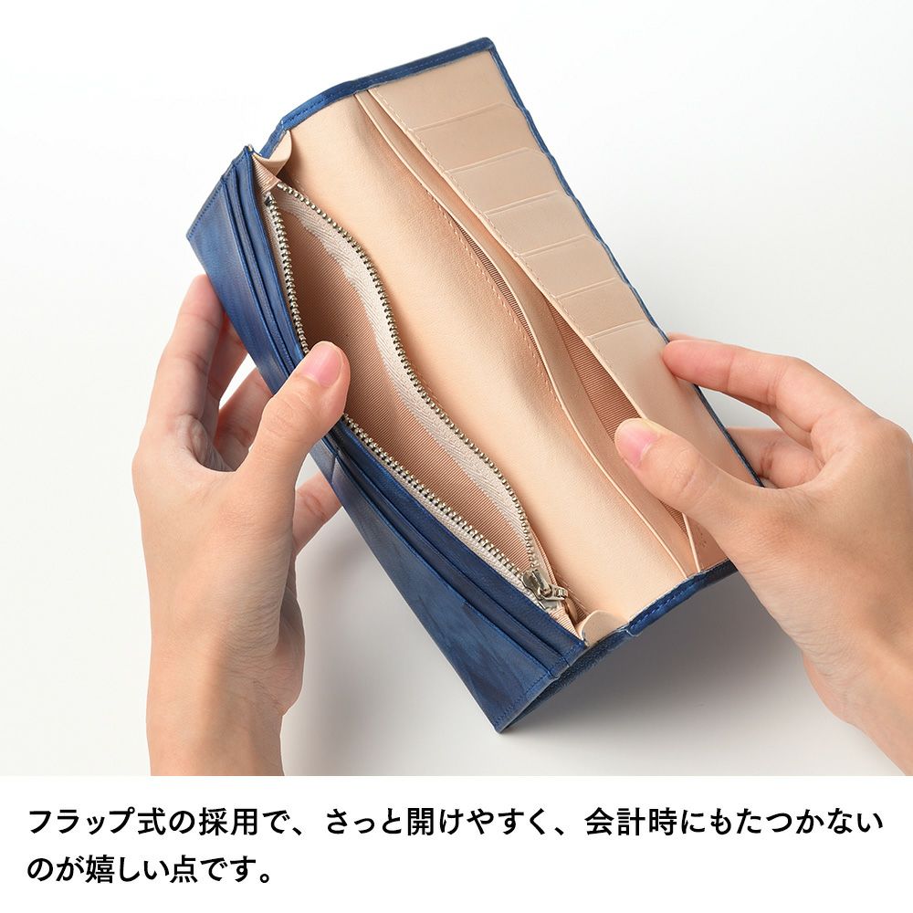 お財布専用ページ キクヒロ 長財布 藍染 長財布 ディープブルー | 帽子通販 時谷堂百貨