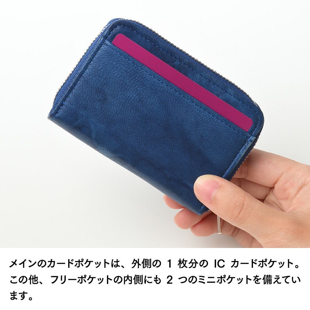 キクヒロ ミニ財布 藍染 ミニ財布 ディープブルー | 帽子通販 時谷堂