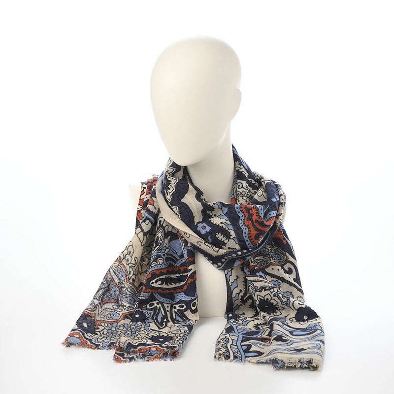 マローネのスカーフ Bagnasciuga Scarf（バニャシューガ スカーフ） 47003 ブルー
